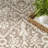 Charlton Home® Dionigia Ivory Mocha Vintage Indoor Rug-1068606745