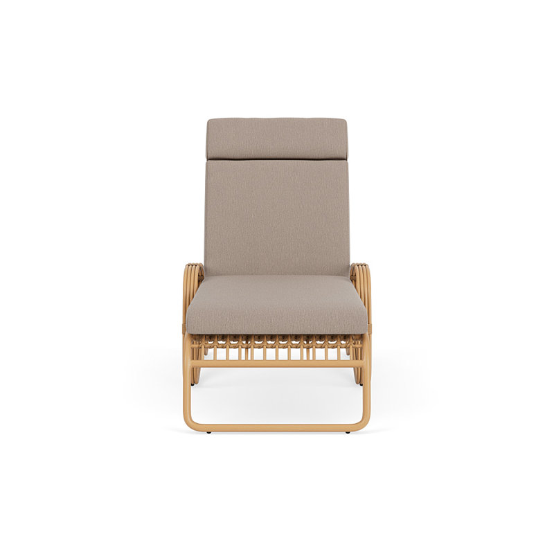 Riviera Outdoor Chaise Lounge, Remy Pebble