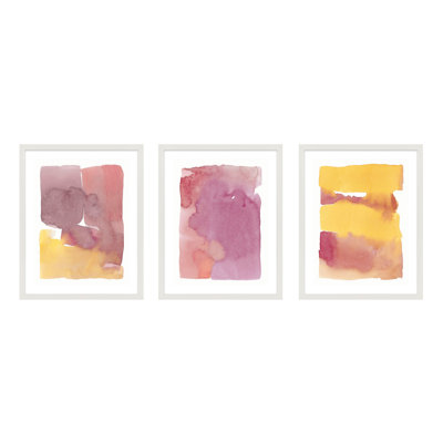 «Lucio Color Splash 5-7» par Jacques Pilon, impression sur papier encadrée 3 pièces