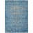 Machine Washable Indoor/Outdoor Christain ACN1228 Blue Rug-109530331
