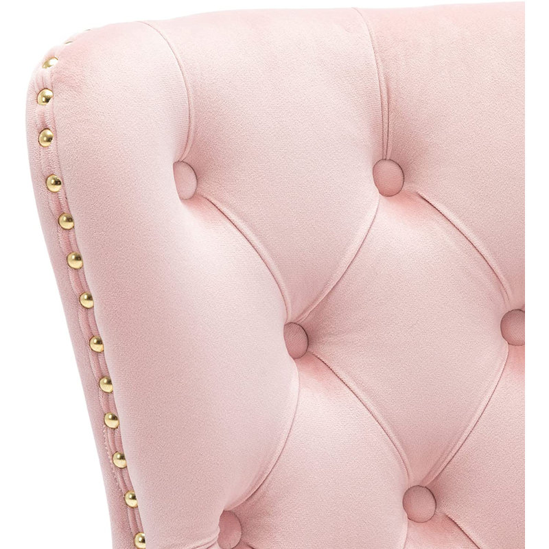 Rosdorf Park Farhat Office Chair, Pink