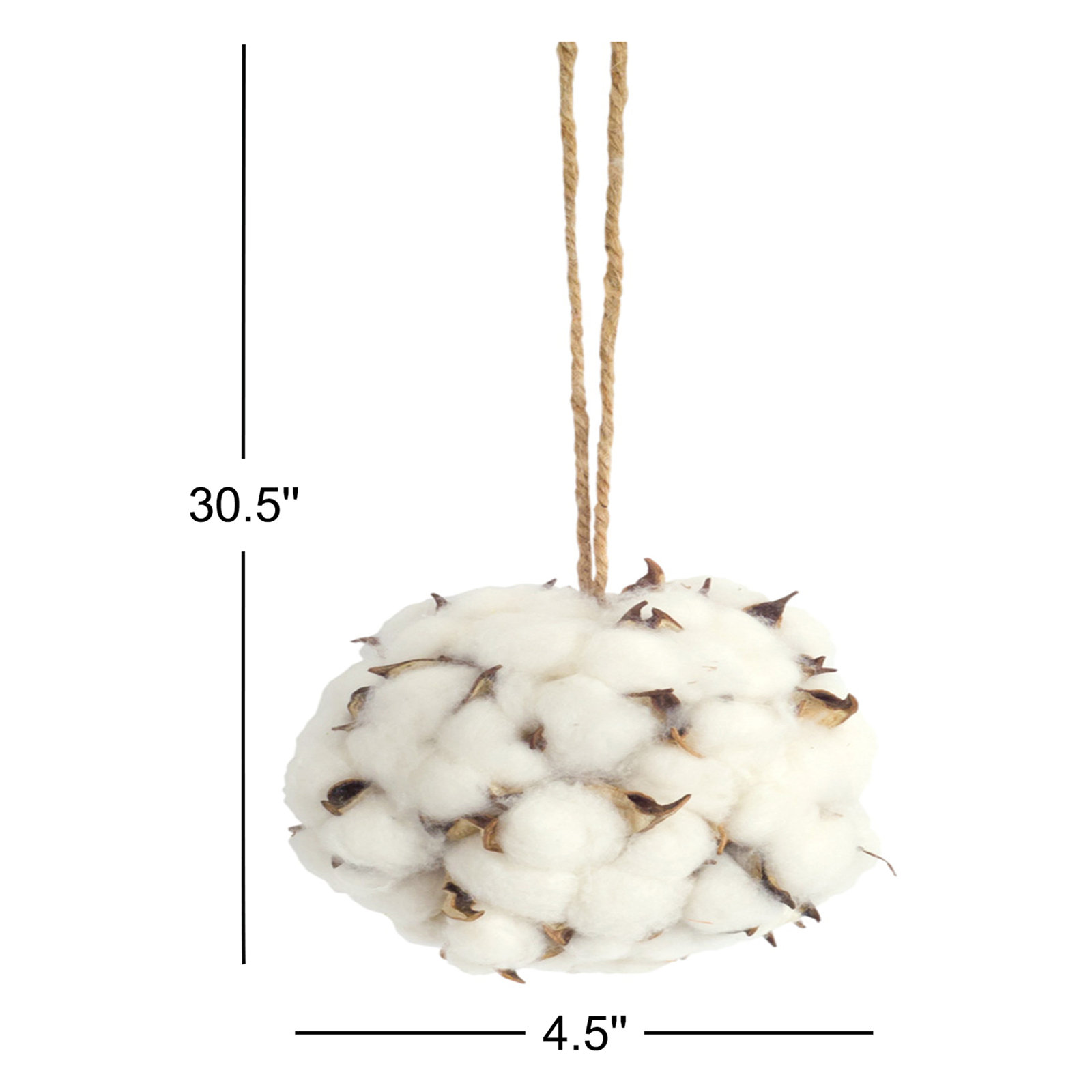The Holiday Aisle® 31" Cotton Bauble