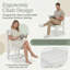 Ensemble bistro 3 pièces White Hdpe, solution de patio polyvalente