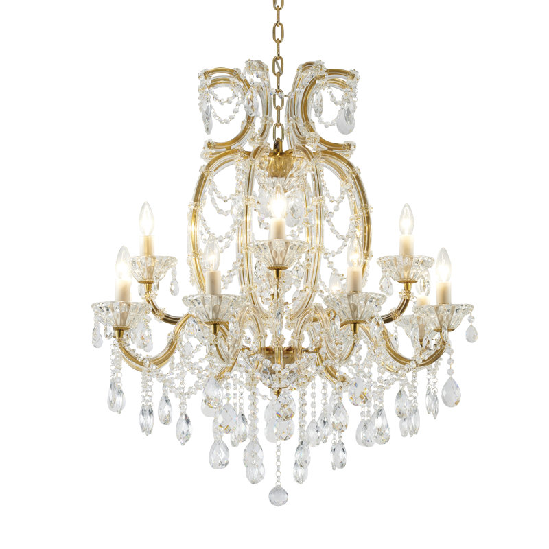 Lustre en cristal 18 lumières Traditional