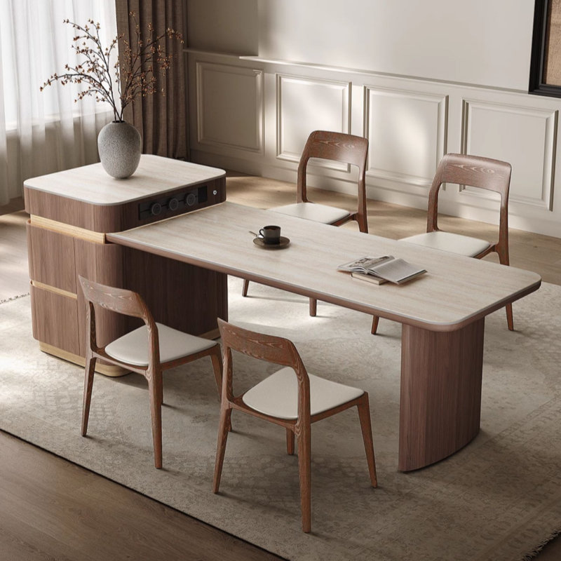 Table de salle à manger de luxe française simple et légère