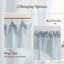 Paire de rideaux transparents avec passe-tringle Crinkle-110479047-110479045