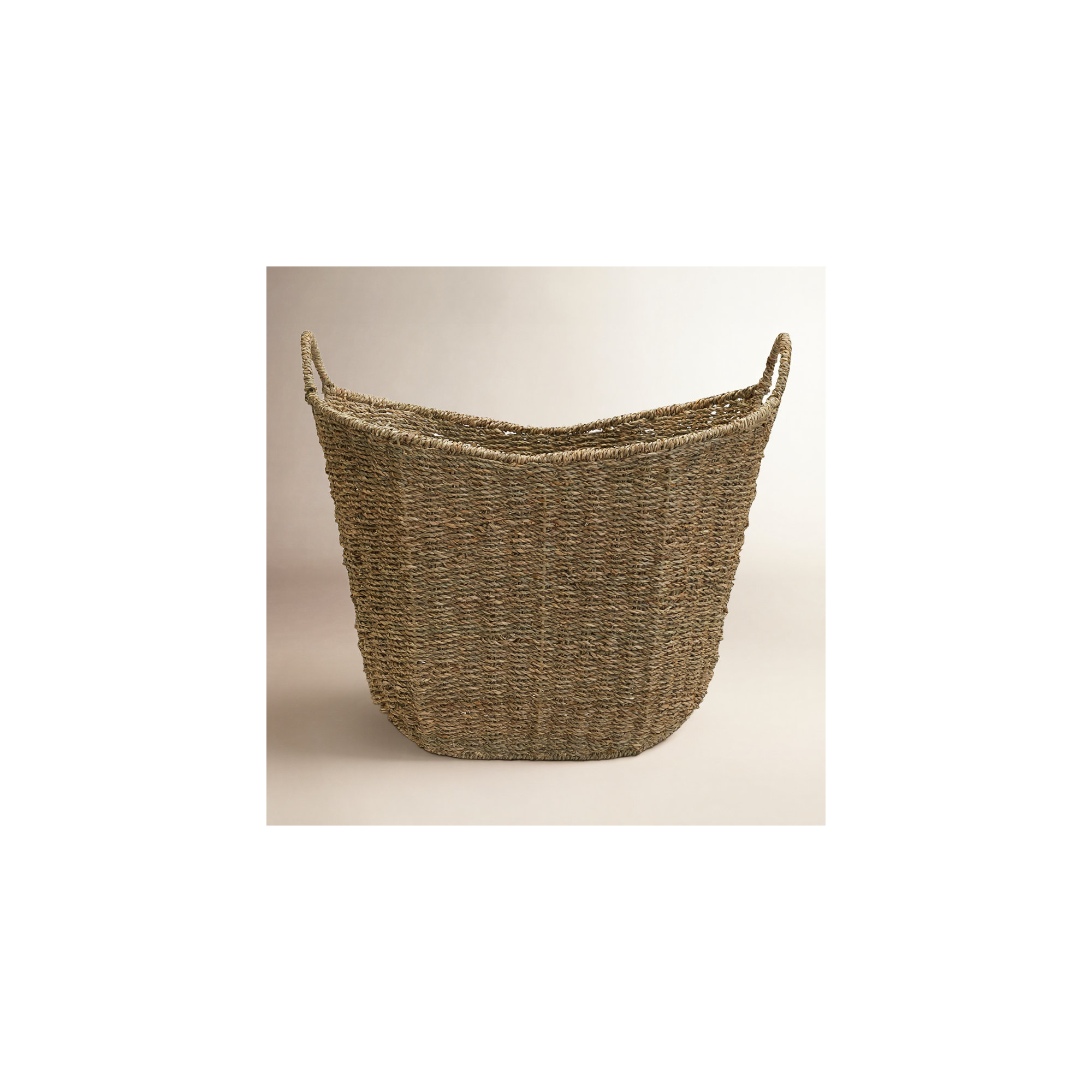 Jute Basket, Natural - Seagrass