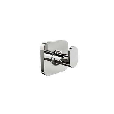 Vapor Wall-Mounted Towel Hook - Chrome, Premium Brass Construction, Installation Hardware Included