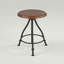 Industrial Loft Swivel Accent Stool
