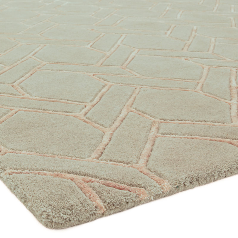 Geometric Hand Woven Area Rug, Rectangle 160 x 230cm