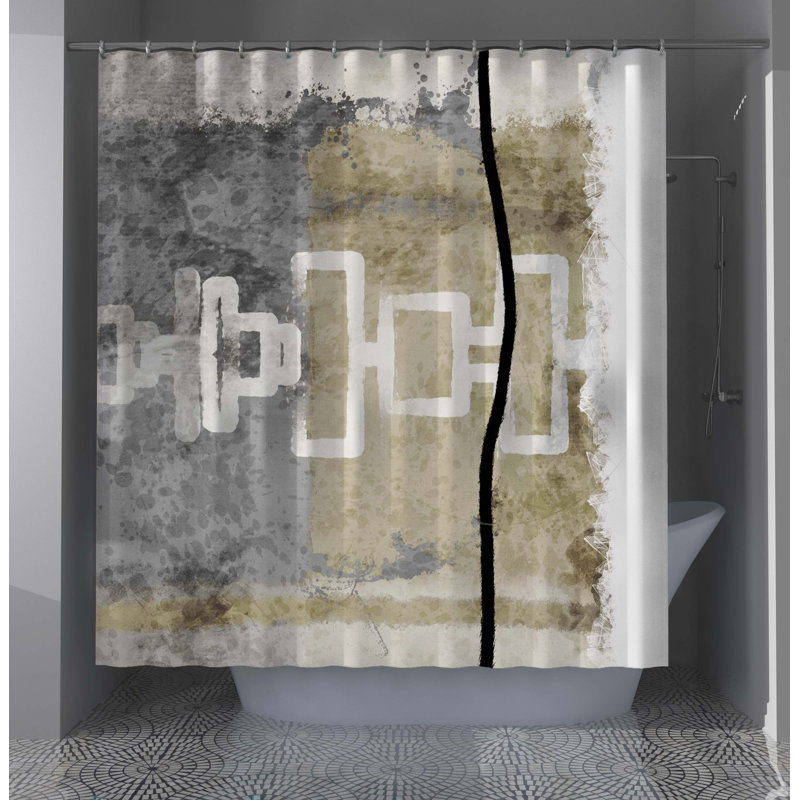 Abstract Shower Curtain