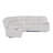 BLANCHE WHITE RIGHT ARM FACING SECTIONAL-667971011