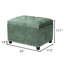 Repose-pieds de rangement rectangulaire en tissu de 24 po Devault-302200544