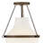 Sculptural 15 in. Teardrop Glass Semi-Flush Mount Ceiling Light-122479794