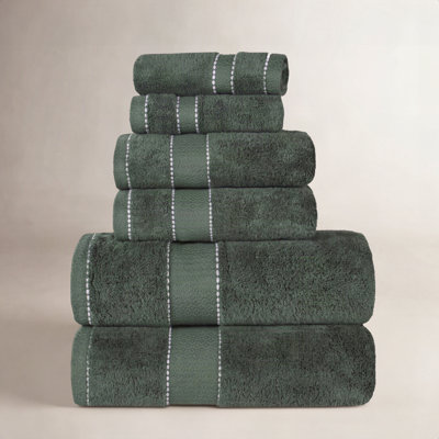 Niles 6-Piece Giza Cotton Towel Set