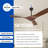 SkyFan  Perseus 52" 3-Blade Ceiling Fan