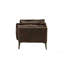 Chaise en cuir vieilli Porchester