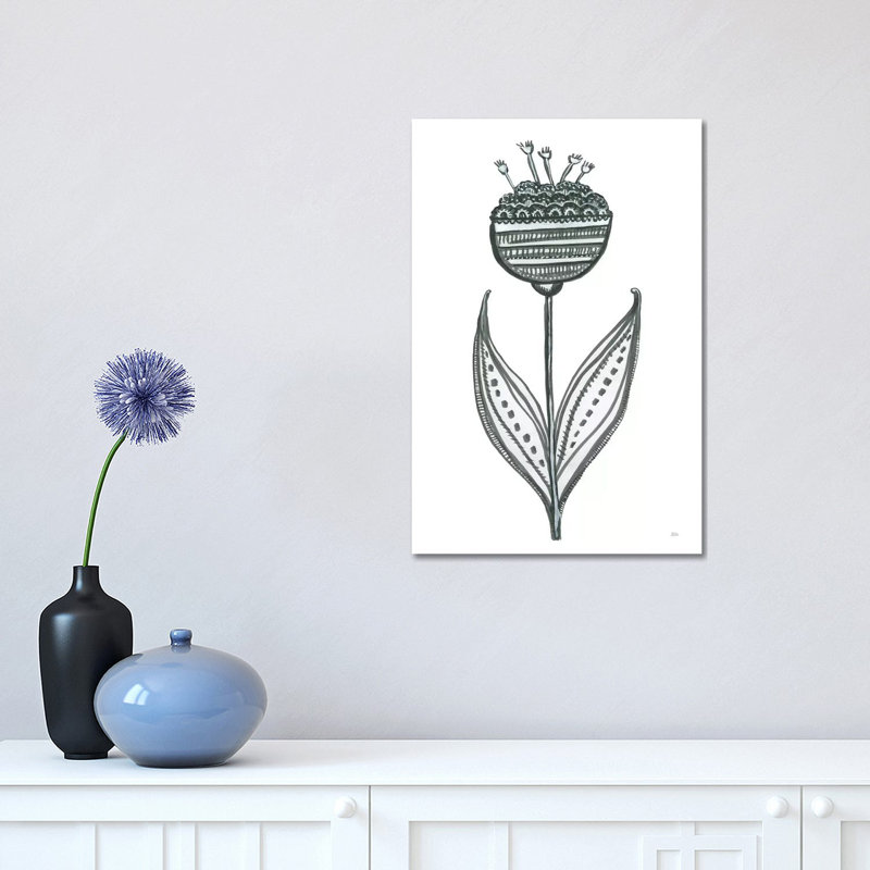 Bloom Town II by Melissa Averinos - 1 Piece Wrapped Canvas Painting, 45.72cm H x 30.48cm W x 1.91cm D