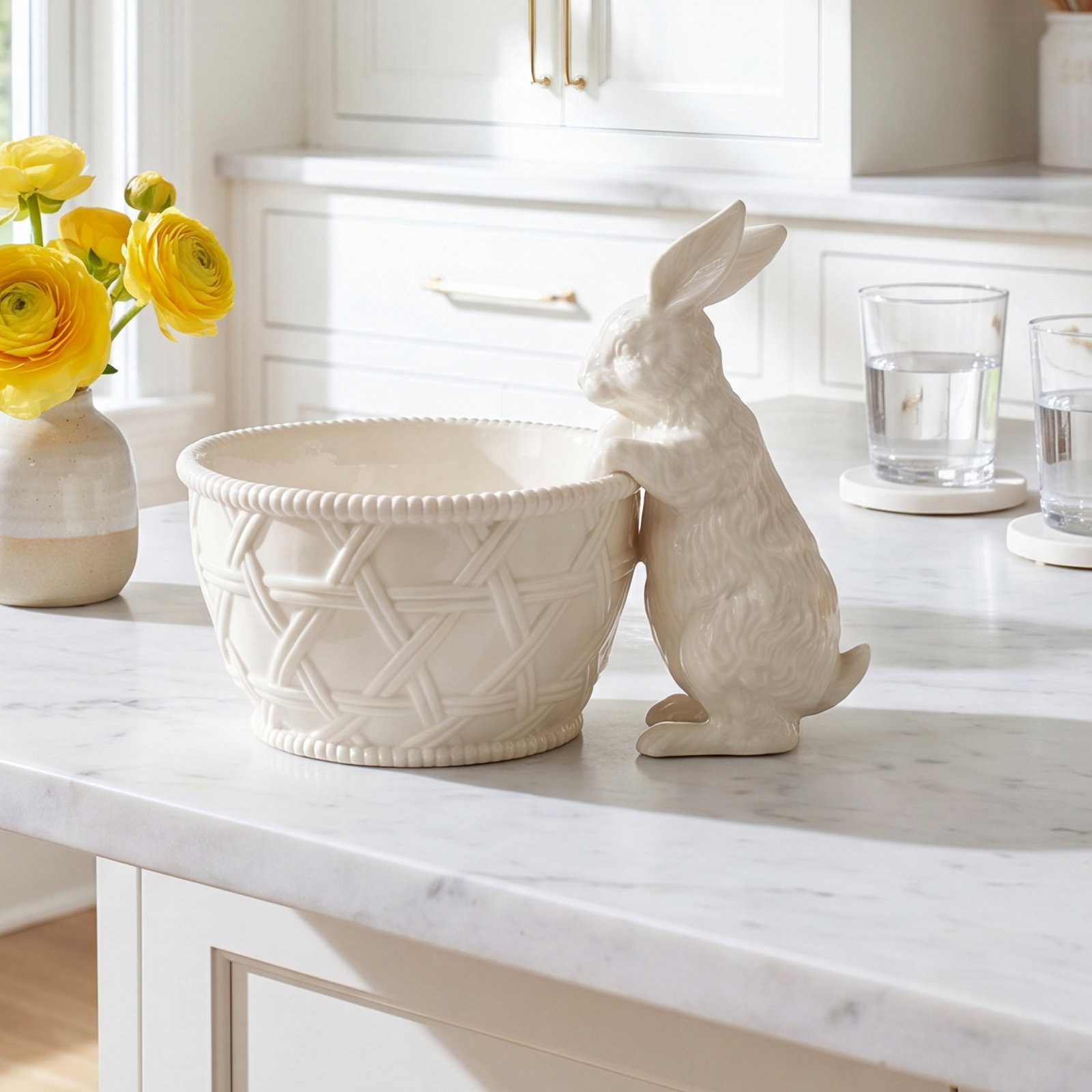 Bunny Ceramic Nut Bowl