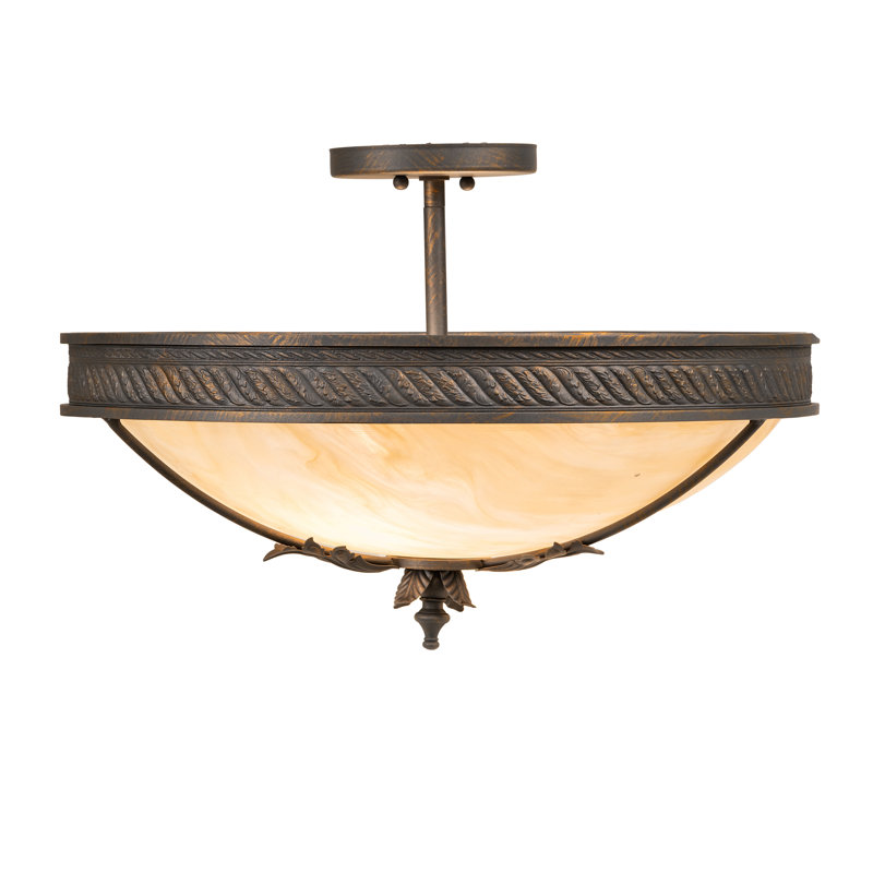 Hoja 2 - Light Semi Flush Mount