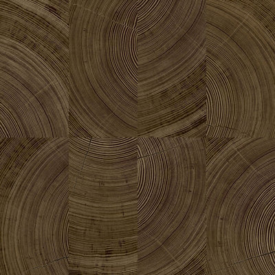 Karuna Collection Geometric Wooden Swirl Wallpaper Roll