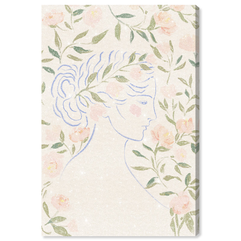 Blooming Hera Print by Oliver Gal, 54"H x 36"W, Gallery Wrapped
