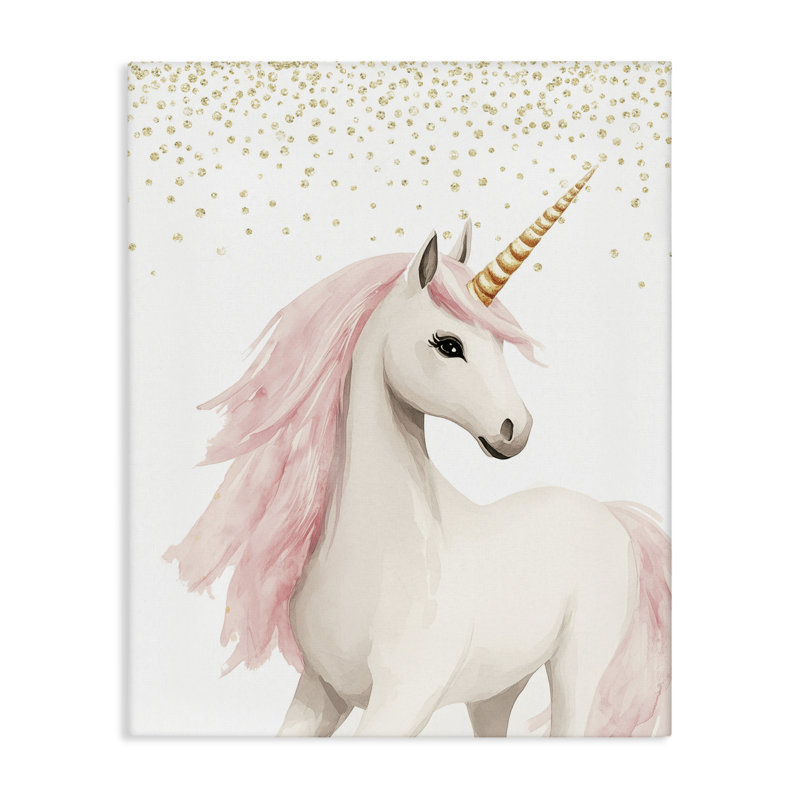 Princesse des rêves, toile de licorne, conception par Christine Simpson Art, H 20 po x l 16 po