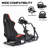 Anman Racing Simulator Cockpit Stand with red Racing Chair fit Logitech G29 G920 G923 Thrustmaster-86406010