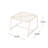 KINCAID 13"H SIDE TABLE