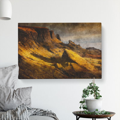 Landscape in Scotland - Wrapped Canvas