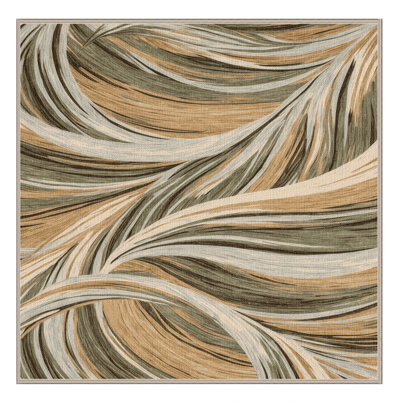  Tapis bord de mer lavable, Carré 6 pi