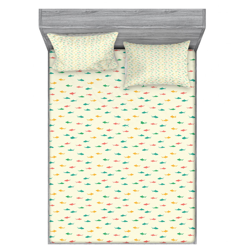 Microfiber Sheet Set, Full Sheet Set with Fitted Sheet