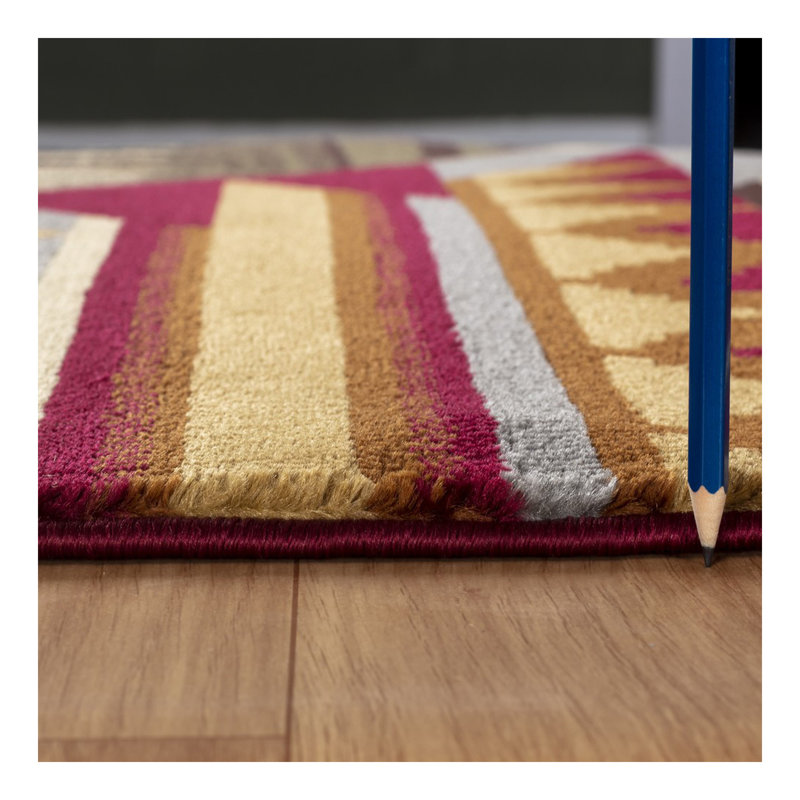 Nature's Nest GC_CBL3001 Lodge Area Rug, Rectangle 2' x 3'