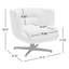Fauteuil demi-tonneau pivotant de 27,17 po Arnelle-369271665