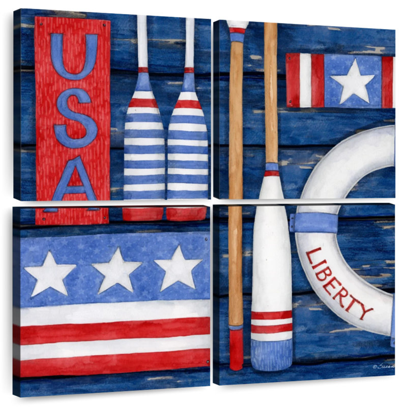 Aletra Flag Oars, 18" H x 18" W