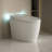 One Piece Smart Toilet With Night Light, Dryer, Tankless Design, Automatic Lid, Heated Seat, Auto Flush, Remote Control, And Soft Close For Modern Bathrooms-117501450