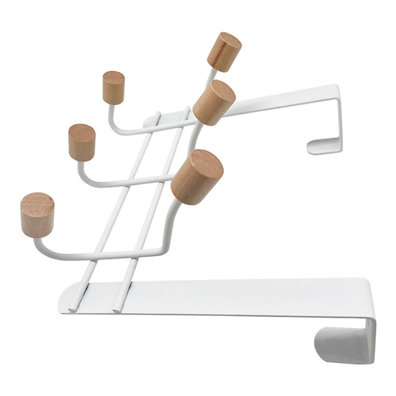 Support à suspendre avec support en bois blanc