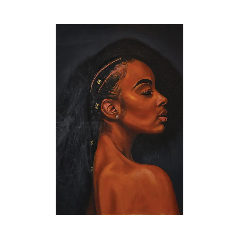 Black Pride by Damola Ayegbayo - Print on Canvas, 101.6cm H x 66.04cm W x 3.81cm D, Wrapped Canvas
