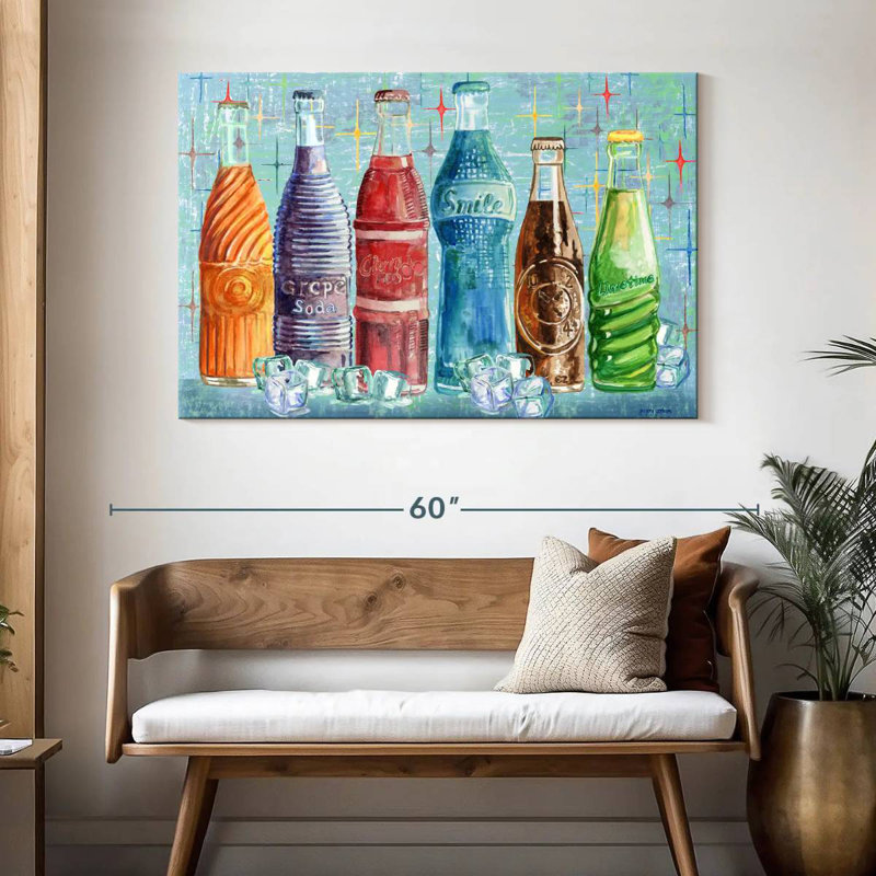 Yarlin Soda Bottles, 32" H x 48" W