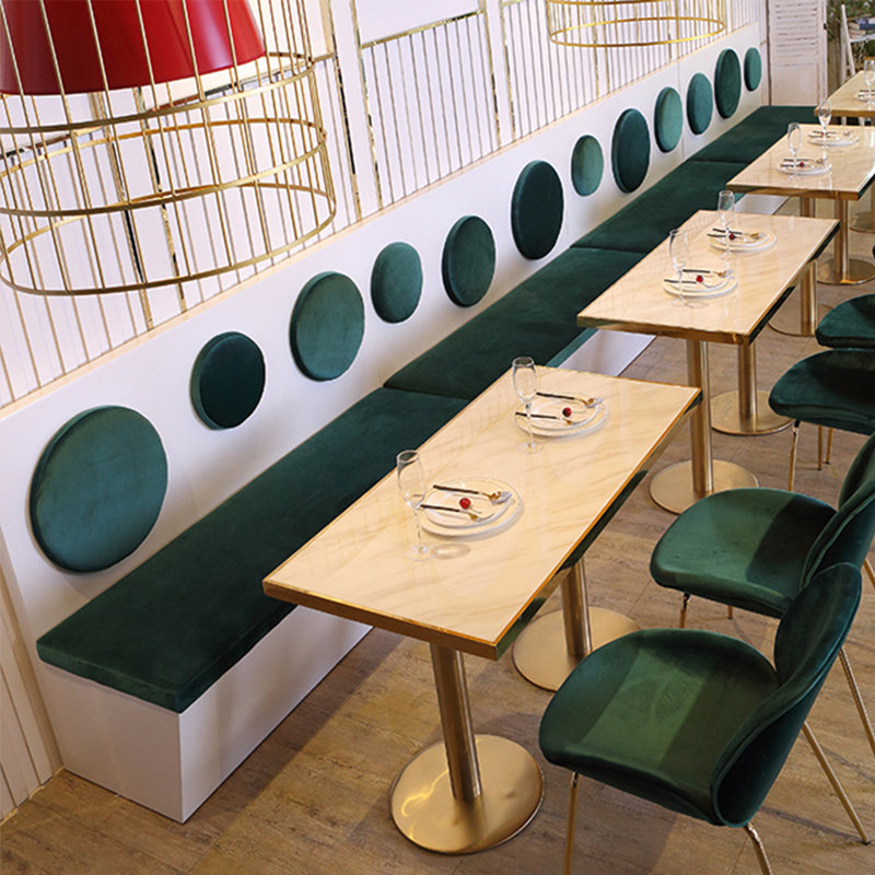 Banc de bar en tissu de polyester