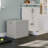 Suncast 22 Gallons Gallon Water Resistant Resin Deck Box in Dove Gray