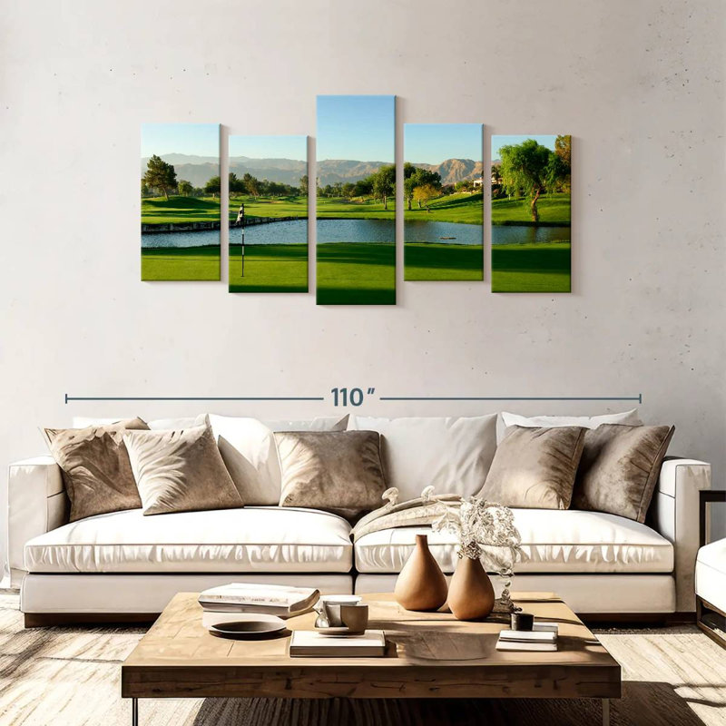 Parcours de golf Sireci à Palm Springs CA, H 40 po x l 80 po