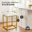 24'' Modern Kitchen Counter Stool with Upholstered Faux Leather & Footrest-82834399-82834393-82834396