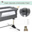 Lariviere Baby Bedside Crib with Mattress