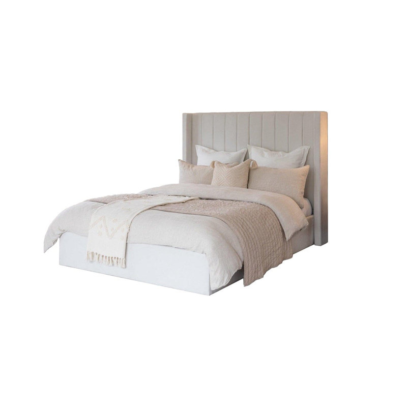 Bed - Ink, Ivory, Super King (207 x 219 cm)