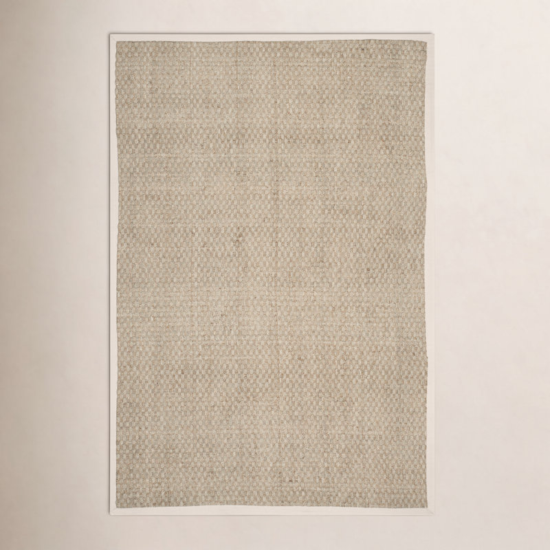 Dollard Natural Fiber Seagrass Rug, Square 7'