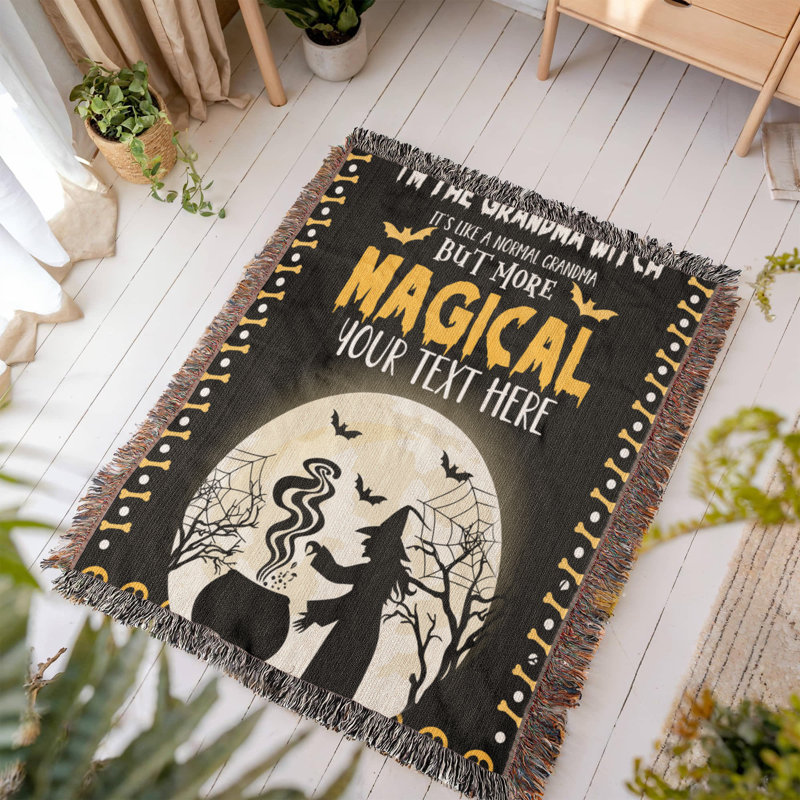 Couverture de grand-mère personnalisée avec texte personnalisé, 50 po x 60 po