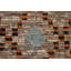 Tapis beige / bleu en laine noué à la main de conception unique 8 pi 4 po x 10 pi 2 po New Age