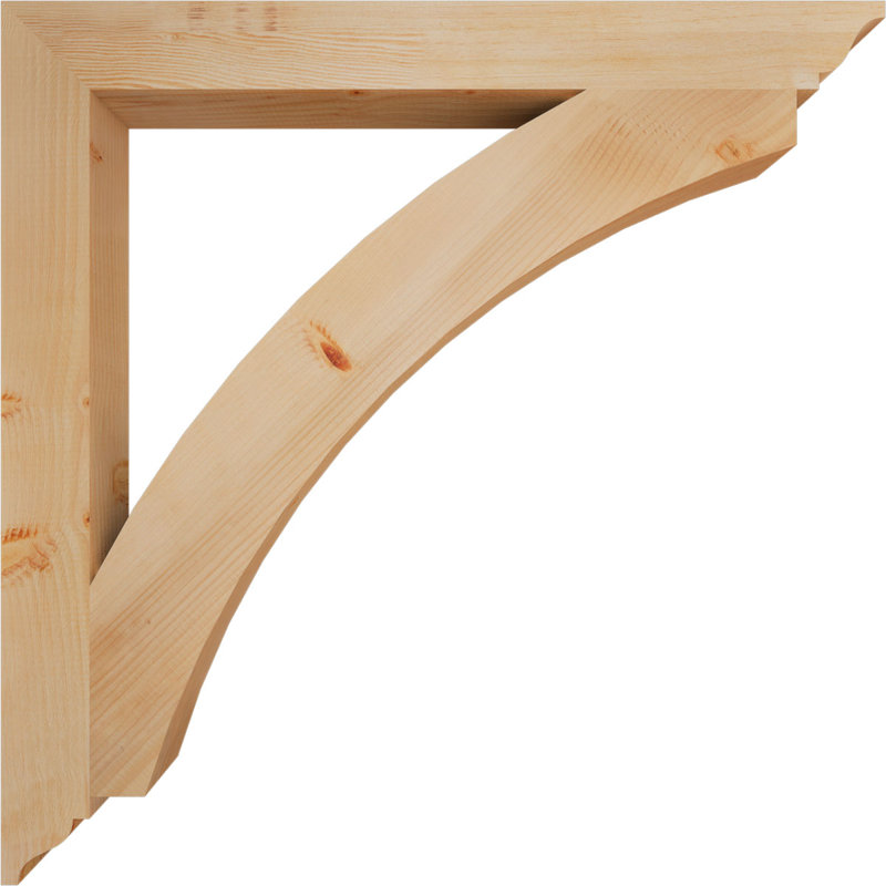 Support traditionnel Thorton, H 40 po x l 3,5 po x P 40 po, Douglas (lisse)
