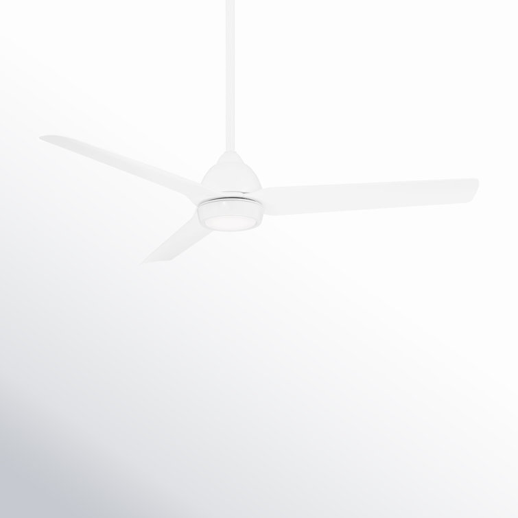 54" Mocha 3 - Blade Outdoor/Indoor Smart Propeller Ceiling Fan with Remote Control Included